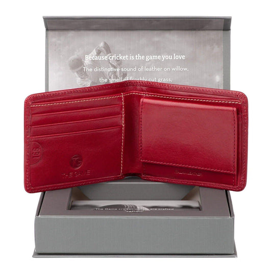 THE GAME Wallet: The All Rounder Coin Wallet - Cherry - Bifold Wallet