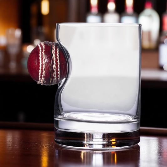 Innings Ender Cricket Ball Tumbler Glass for Drinks
