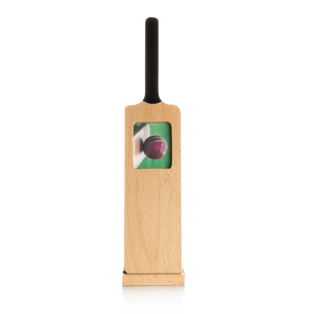 Sports Fan Small Cricket Bat Photo Frame