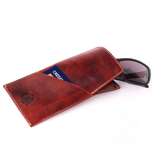 CRICKET-GIFTS Buffalo Leather Glasses Case