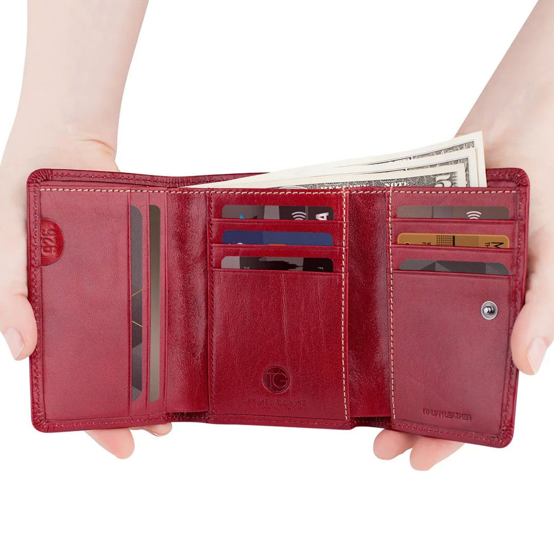 THE GAME The Keeper - Cherry Trifold Wallet