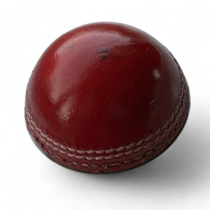 CRICKET-GIFTS - Half Cricket Ball Bottle Opener | Multipurpose Fridge Magnet & Paperweight | Durable Metal | Ideal for Cricket Enthusiasts | Compact 7.5 cm Design, Silver, Metal