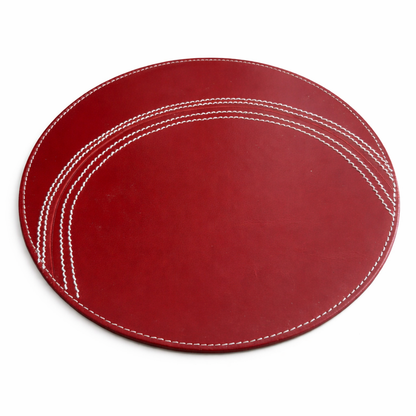 CRICKET-GIFTS Leather Mouse Mat
